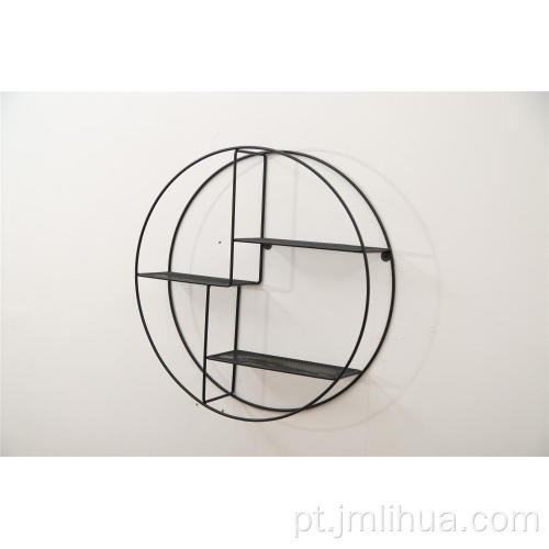 rack de armazenamento circular suspenso montado na parede